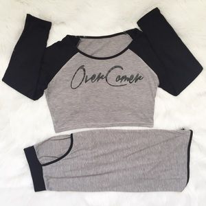 Custom Made Two Piece Overcomer Skirt Set